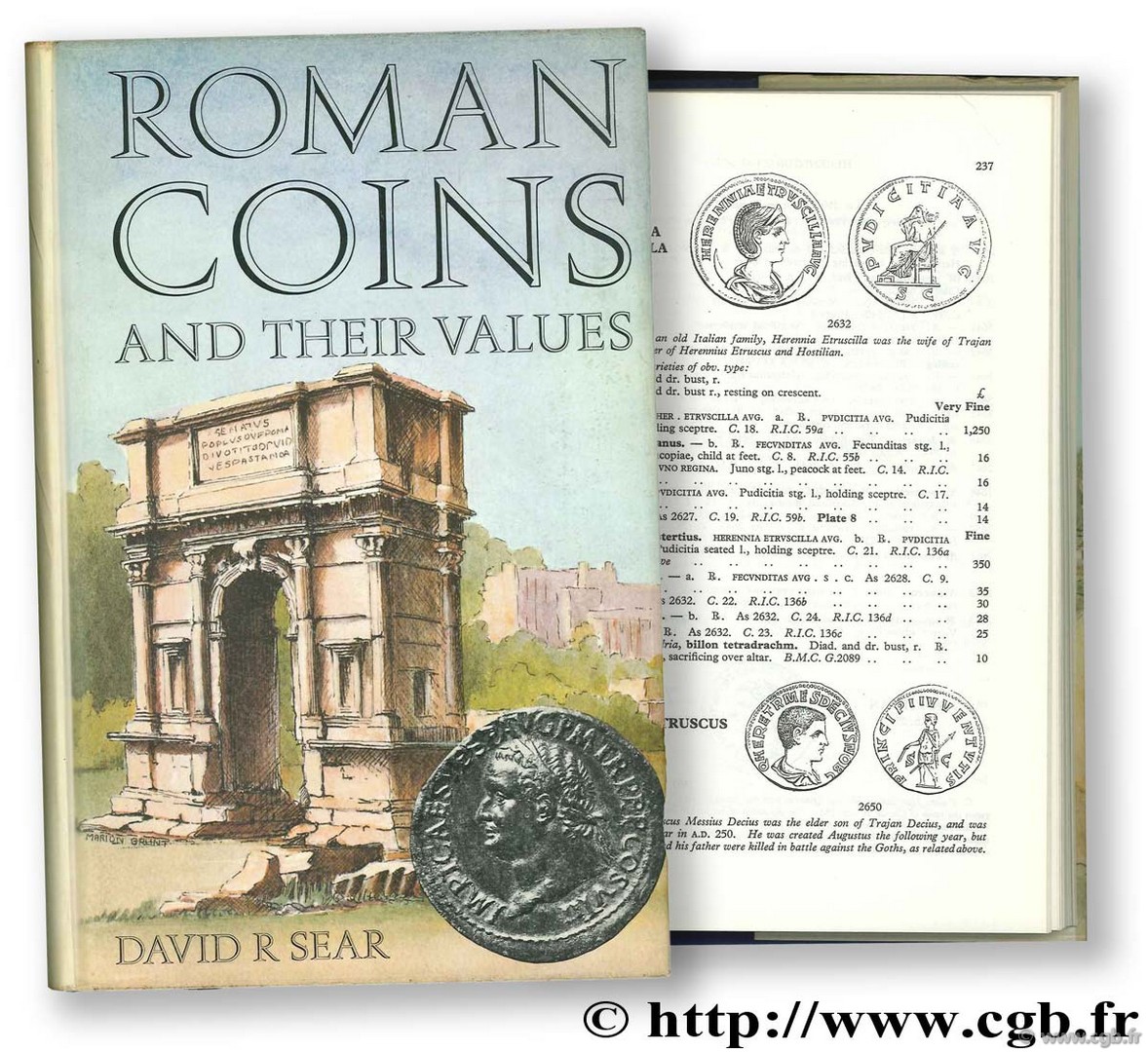 Roman coins and their values   SEAR D.-R.