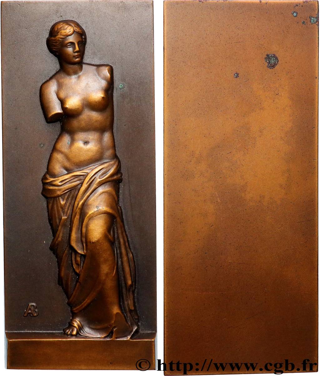 ART, PEINTURE ET SCULPTURE Plaquette, La Vénus de Milo TTB