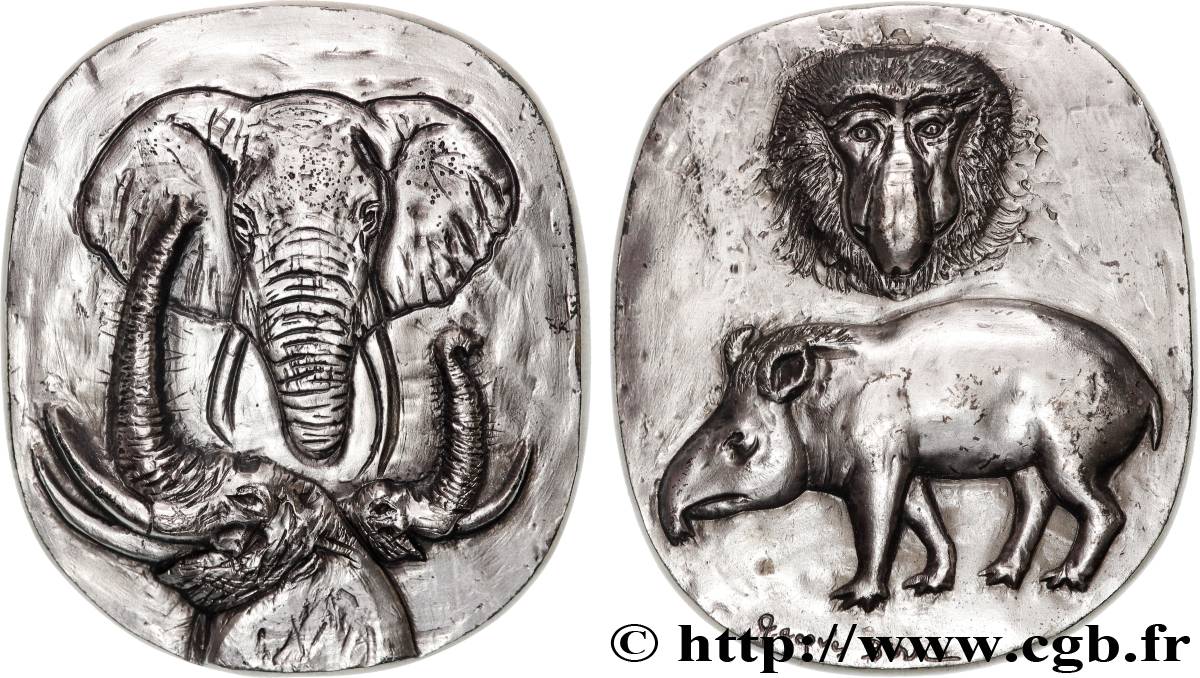 V REPUBLIC Médaille, Les trompes, Exemplaire Éditeur AU