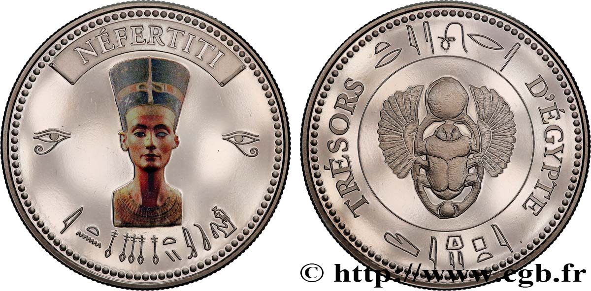 EGYPT Médaille, Néfertiti MS