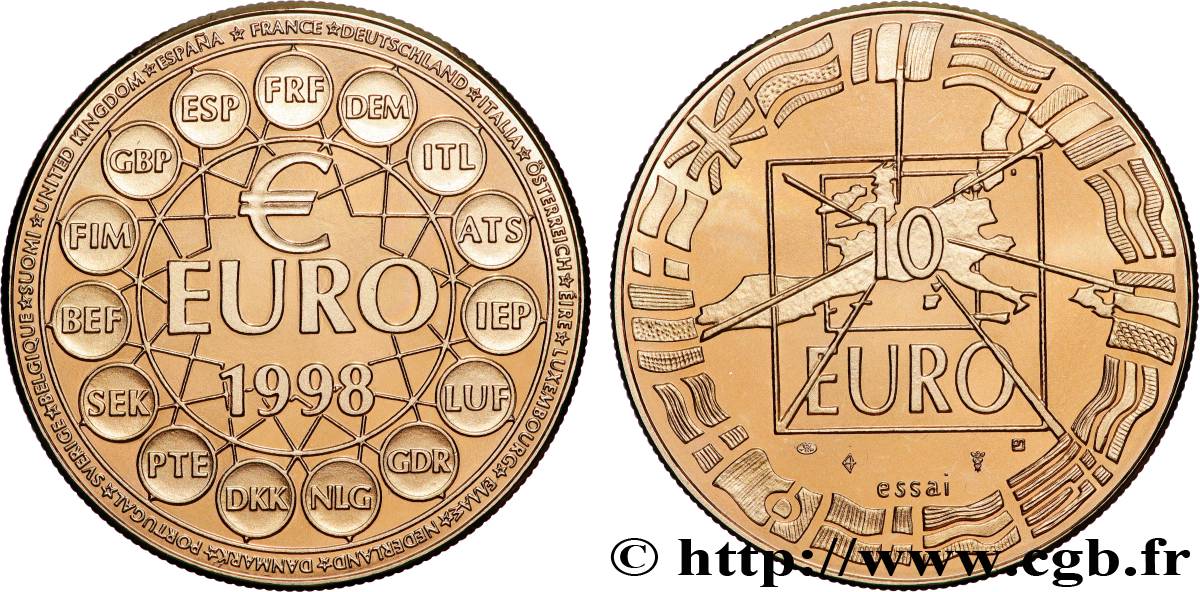 QUINTA REPUBBLICA FRANCESE ECU Europa, Essai 10 SPL