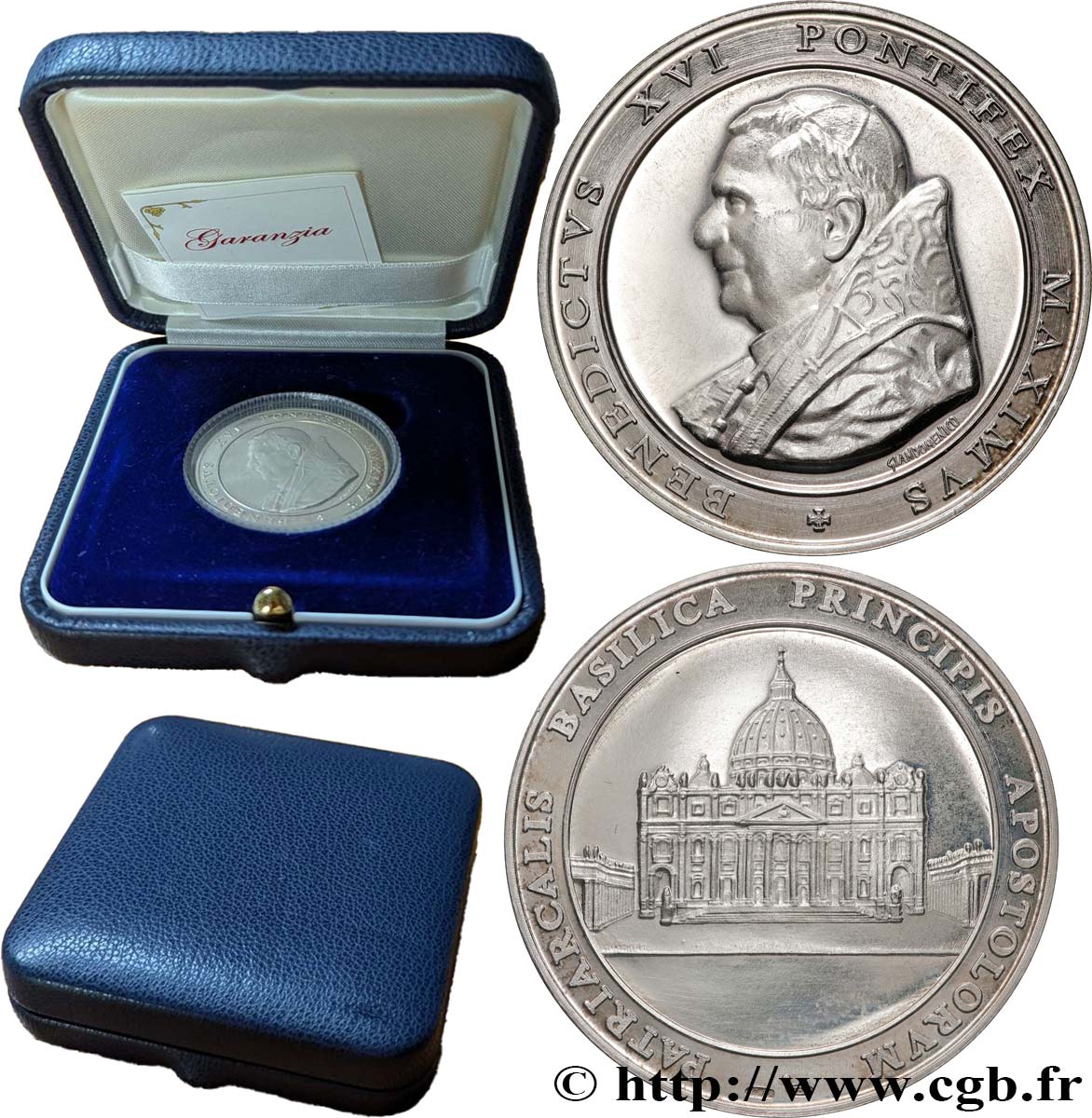 VATICANO Y ESTADOS PONTIFICIOS Médaille, Élection de Benoît XVI EBC