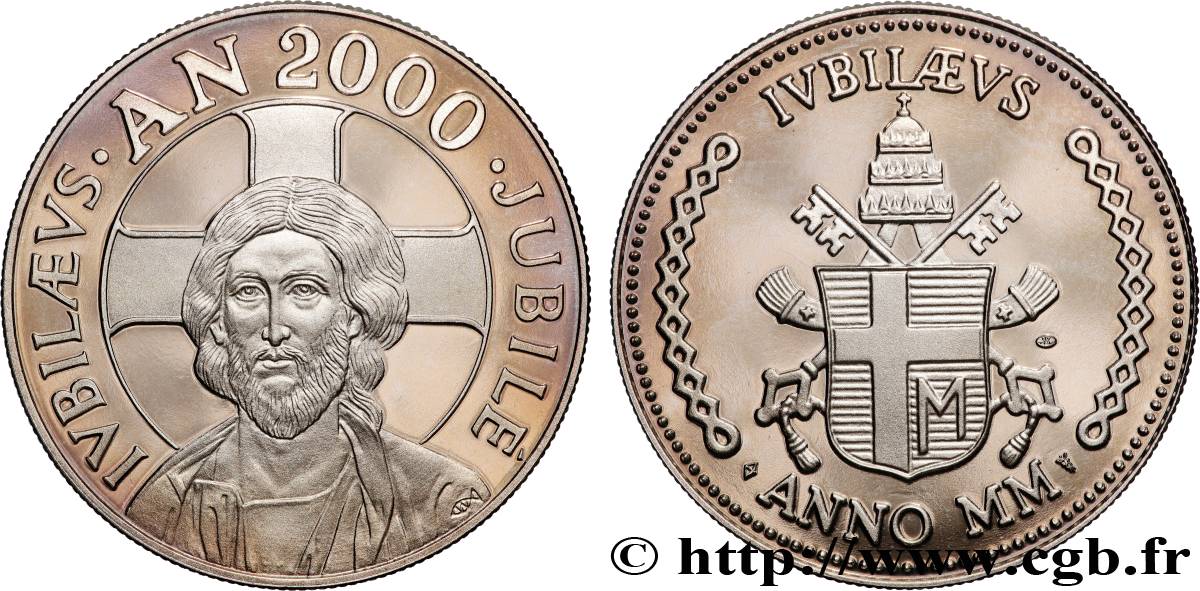 VATICAN AND PAPAL STATES Médaille, Jubilé de l’an 2000 AU