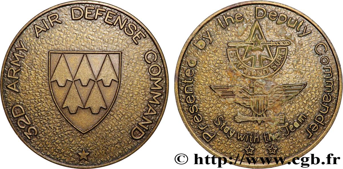 UNITED STATES OF AMERICA Médaille, 32De commandement de défense aérienne AU/XF