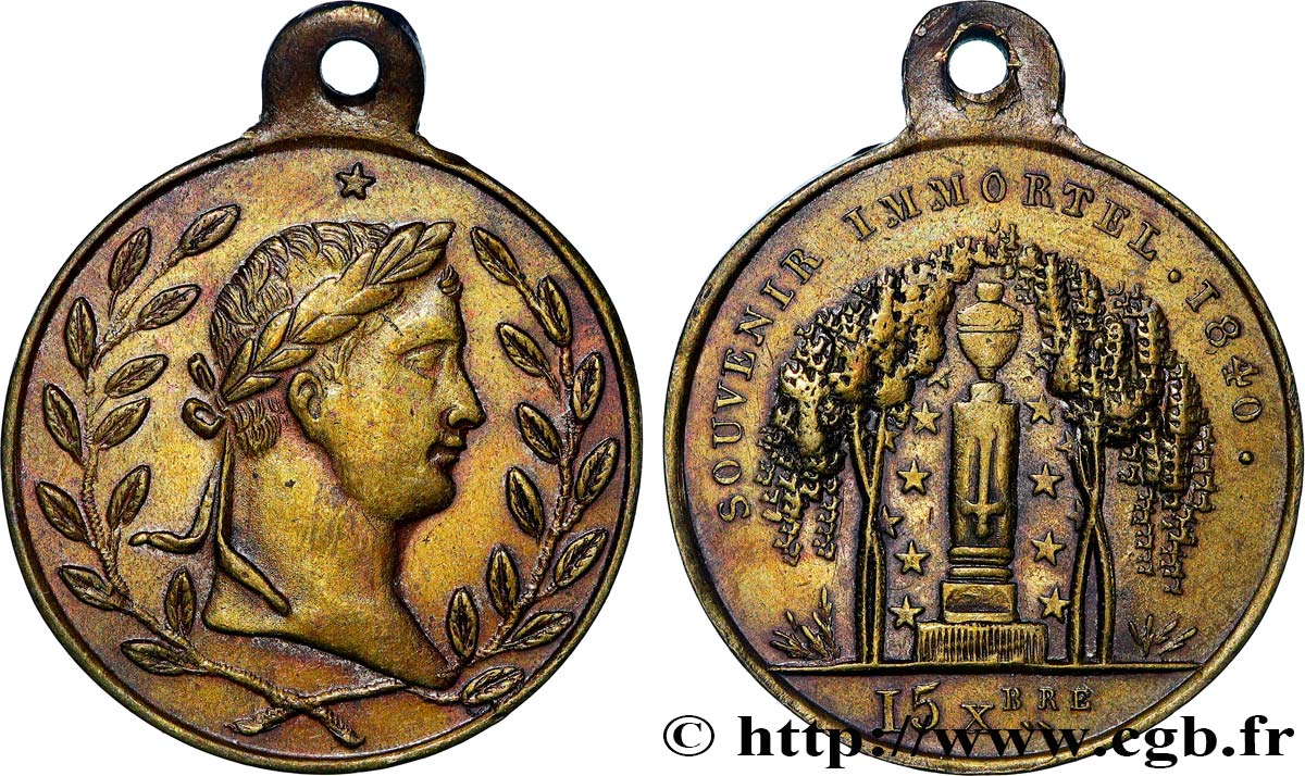 LOUIS-PHILIPPE I Médaille, souvenir napoléonien XF