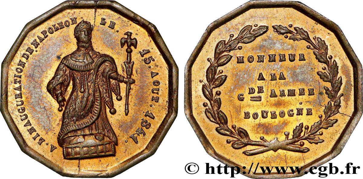 LOUIS-PHILIPPE I Médaille, Honneur à la grande armée Boulogne XF