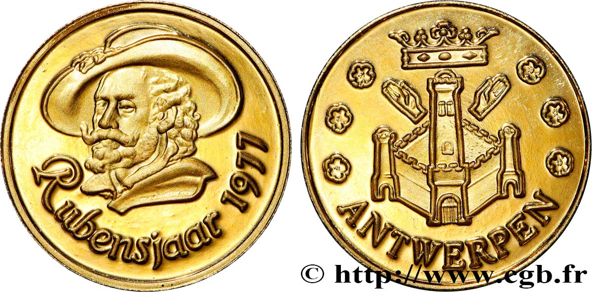 BELGIQUE Médaille, 400e anniversaire de Rubens BE