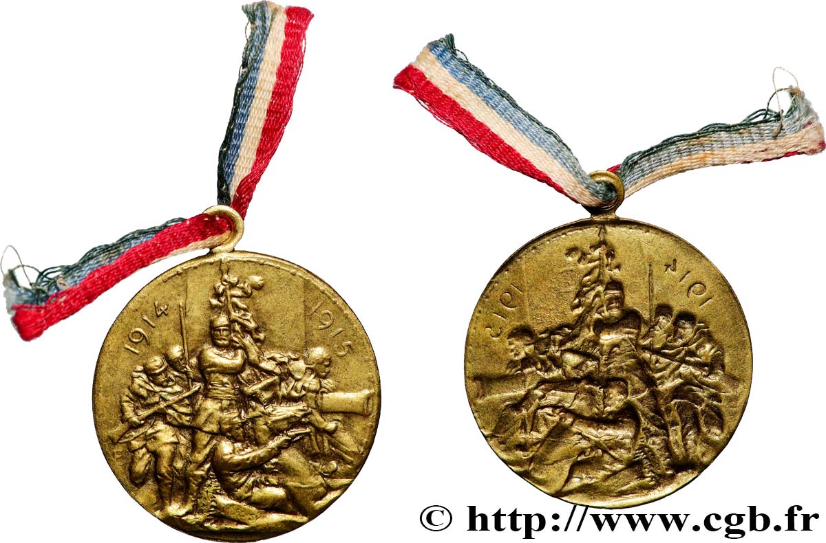 III REPUBLIC Médaille, Journée du soldat AU