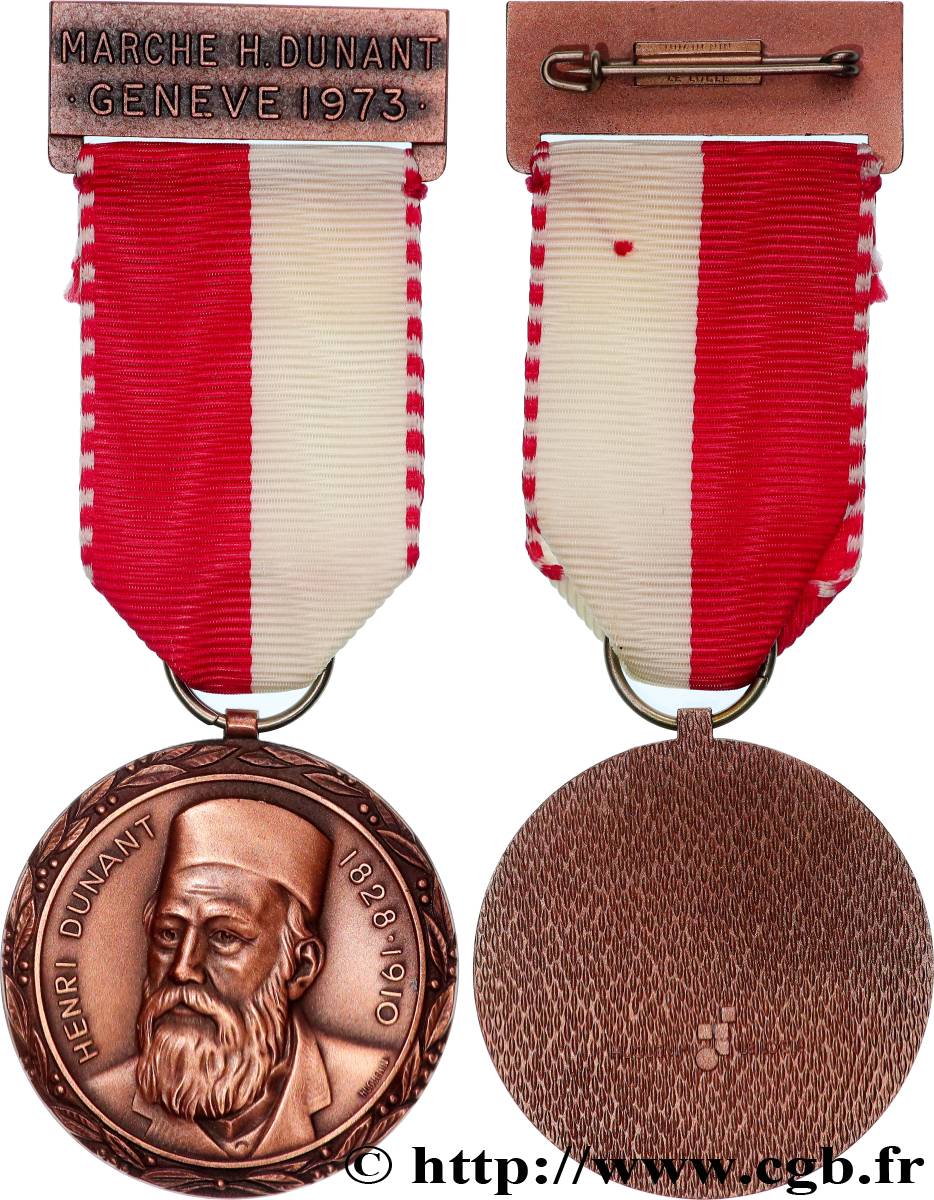 SWITZERLAND - REPUBLIC OF GENEVA Médaille, Henri Dunant MS