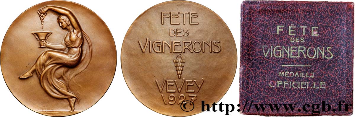 SWITZERLAND Médaille, Fête des vignerons de Vevey AU/MS