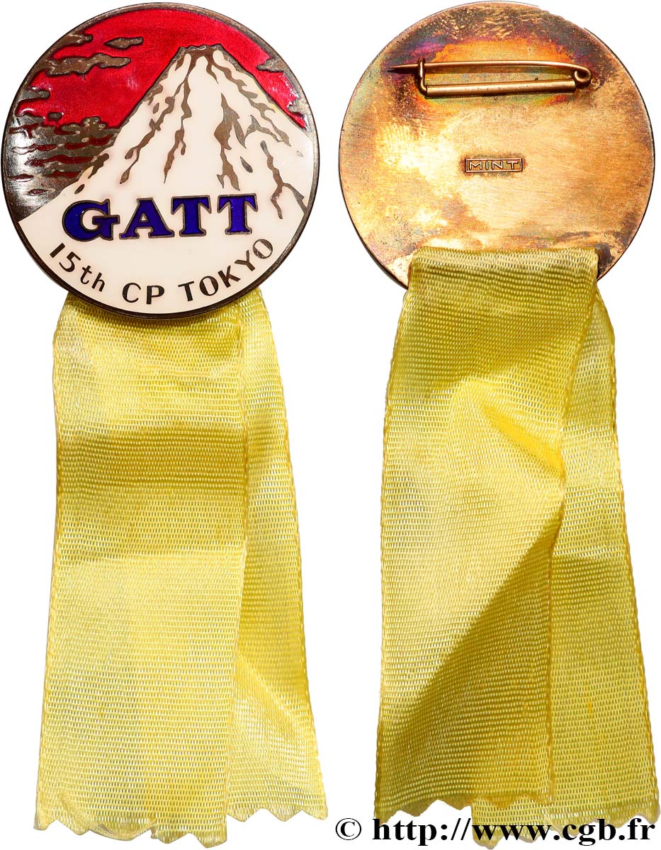 JAPON Médaille, Accord général sur les tarifs douaniers et le commerce SUP