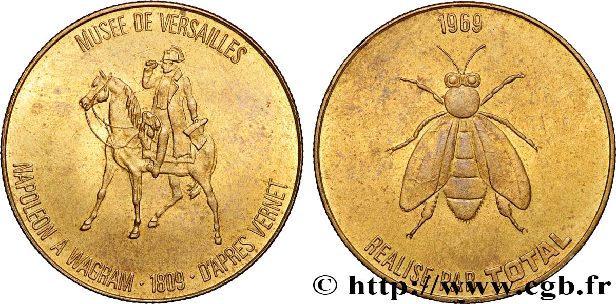 QUINTA REPUBBLICA FRANCESE Médaille, Château de Versailles, Réalisé par total BB