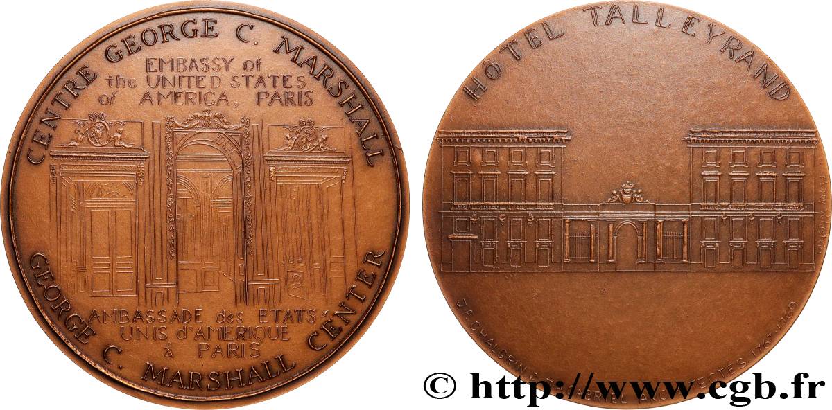 CINQUIÈME RÉPUBLIQUE Médaille, Hôtel Talleyrand SUP