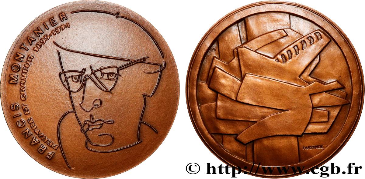 ARTISTES : GRAVEURS, PEINTRES, SCULPTEURS Médaille, Francis Montanier AU
