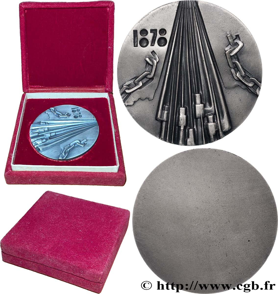 V REPUBLIC Médaille, 1878 AU