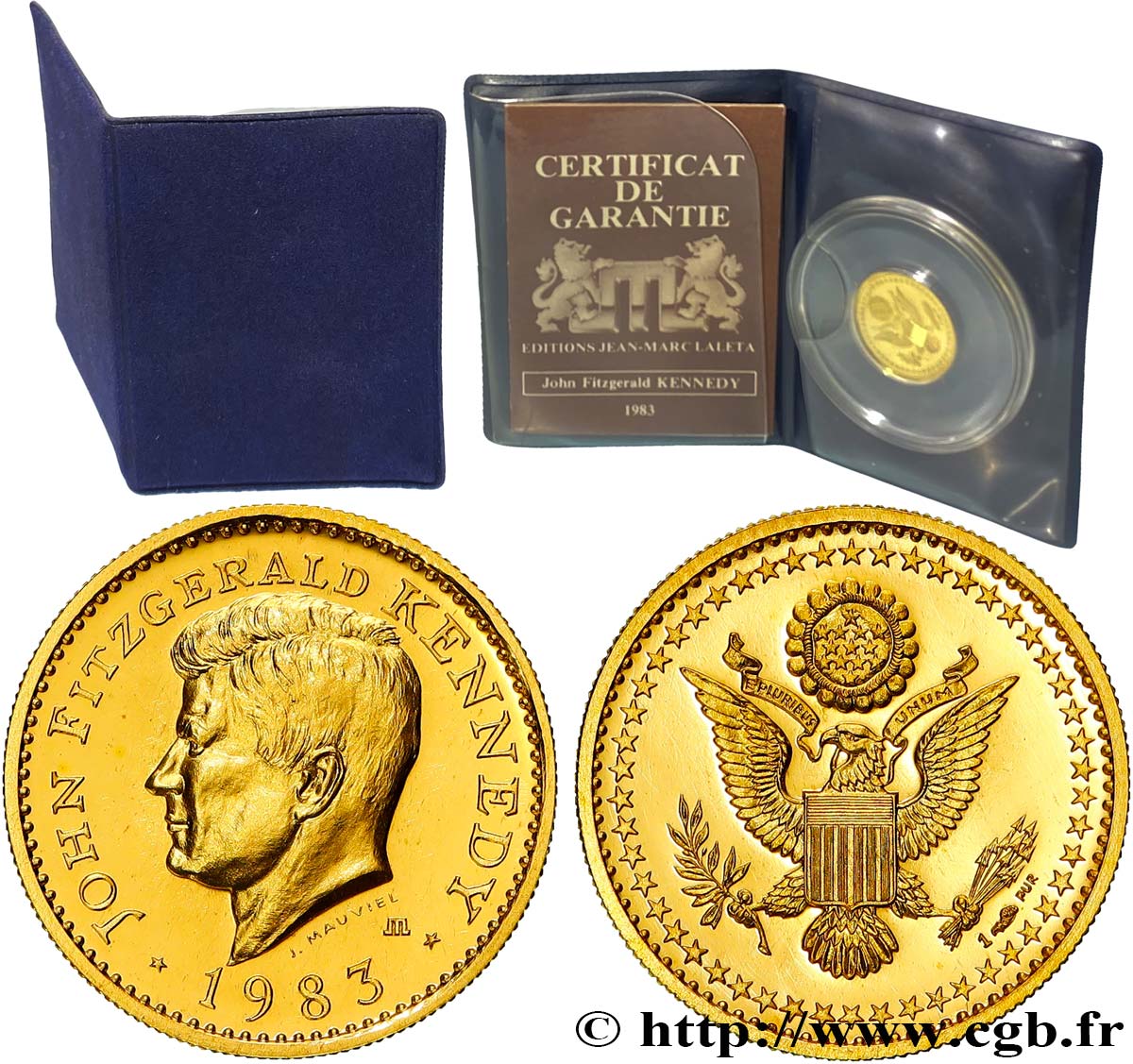 UNITED STATES OF AMERICA Médaille, John Fitzgerald Kennedy AU