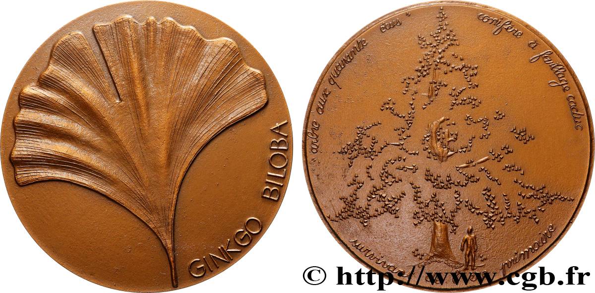 CINQUIÈME RÉPUBLIQUE Médaille, Gingko Biloba  SUP
