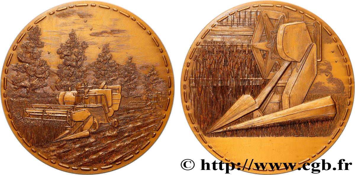 V REPUBLIC Médaille, Les moissonneuses AU