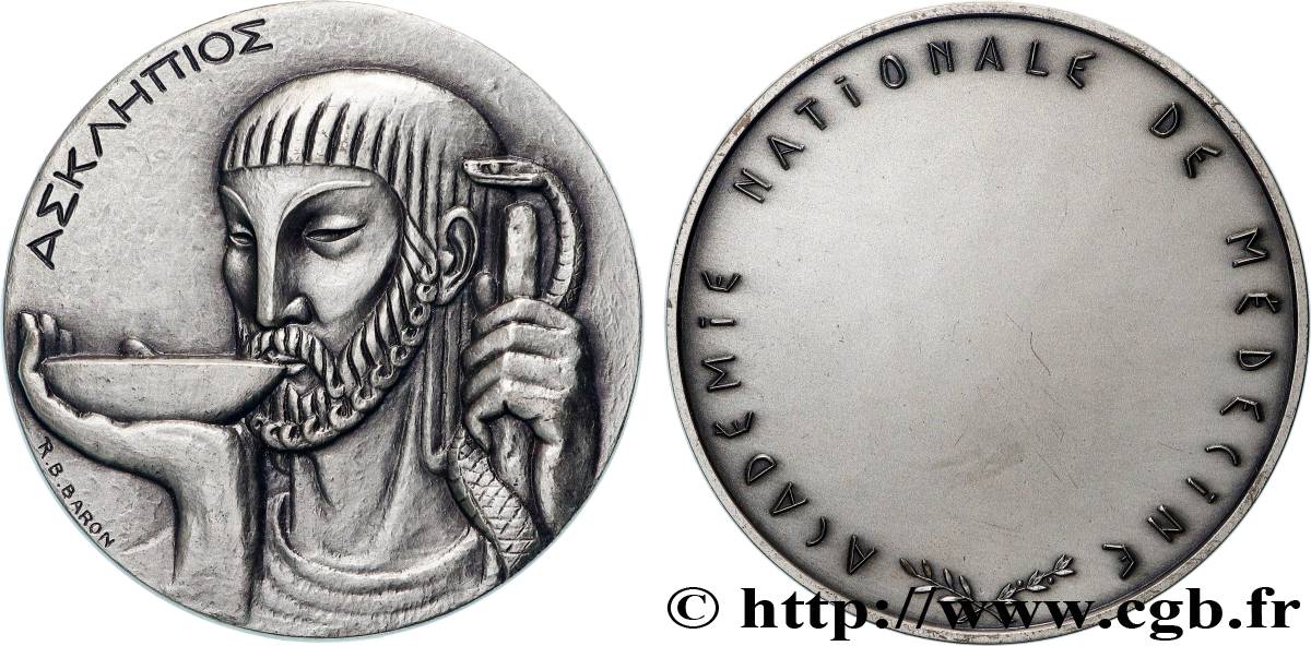 V REPUBLIC Médaille, Académie nationale de Médecine AU