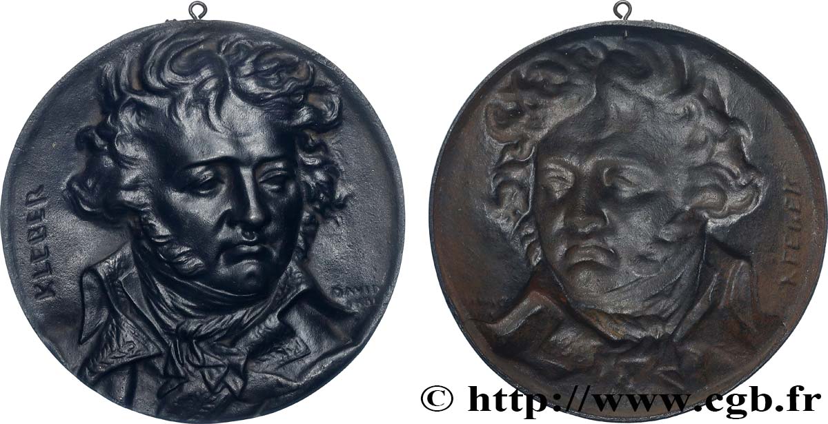 LUIS FELIPE I Plaque, Kléber par David d’Angers MBC+