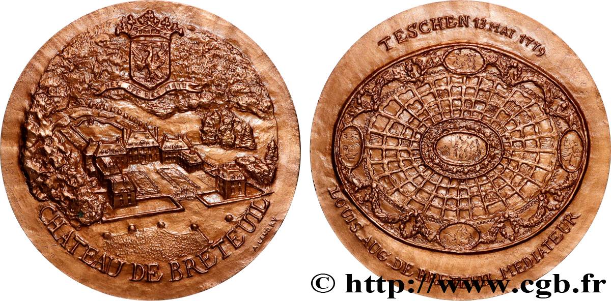 V REPUBLIC Médaille, Château de Breteuil AU