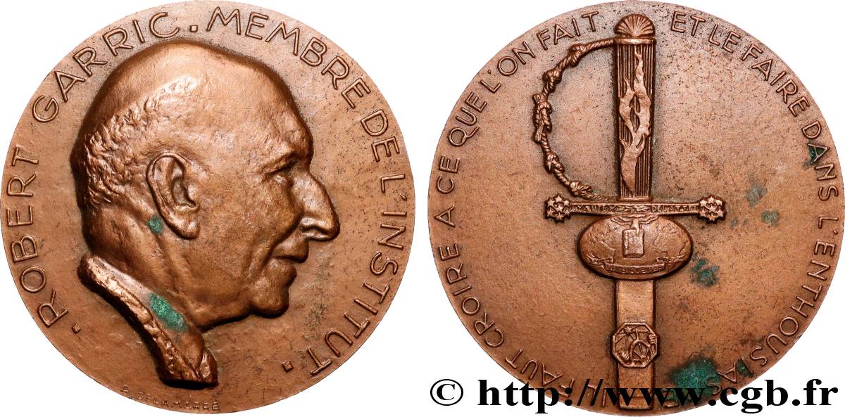 LITERATURE : WRITERS - POETS Médaille, Robert Garric XF