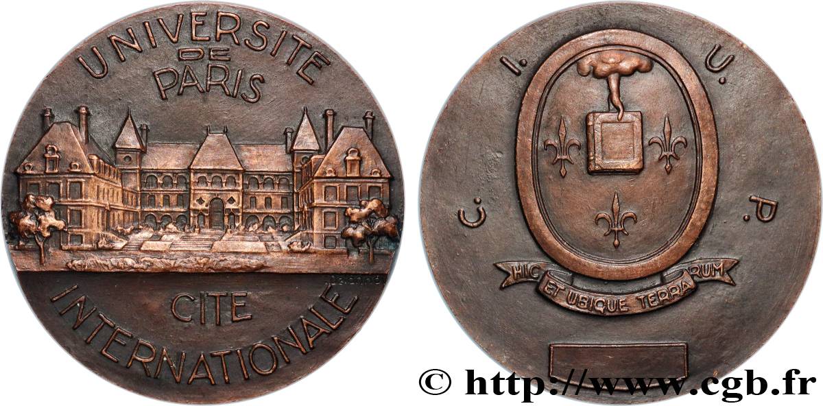QUINTA REPUBBLICA FRANCESE Médaille, Cité Universitaire q.SPL