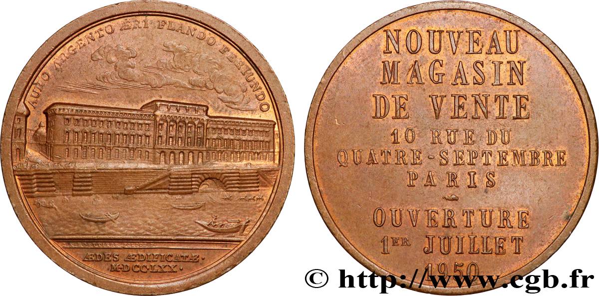 MONNAIE DE PARIS Médaille, Nouveau magasin de vente AU