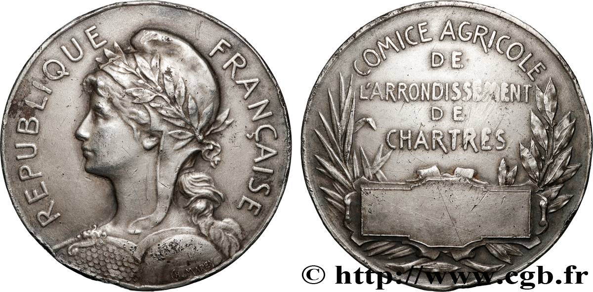TROISIÈME RÉPUBLIQUE Médaille, Comice agricole TTB