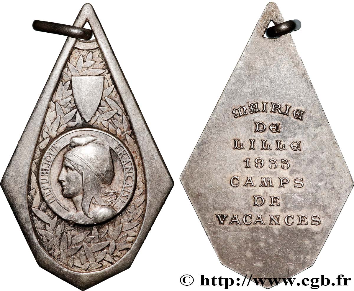 TROISIÈME RÉPUBLIQUE Plaquette, Camps de Vacances TTB