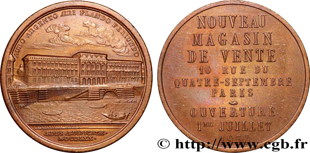 MONNAIE DE PARIS Médaille, Nouveau magasin de vente TTB+