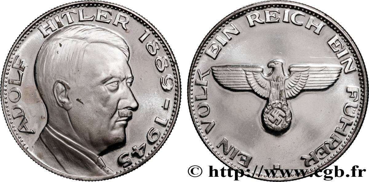 GERMANY Médaille commémorative, Adolf Hitler MS