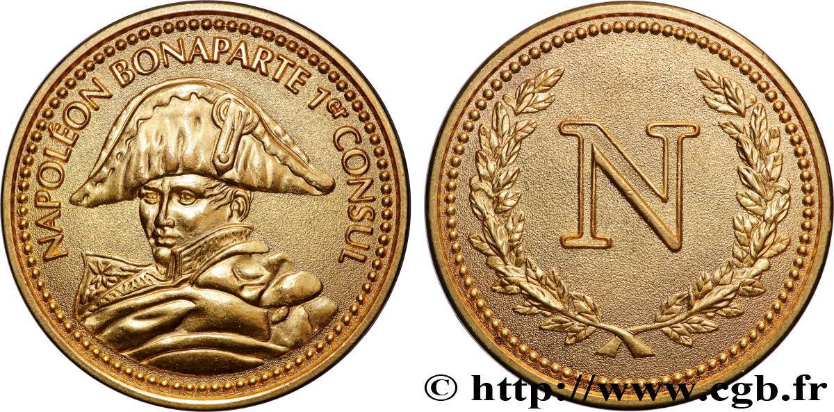 PRIMER IMPERIO Médaille, Napoléon Bonaparte 1er consul SC