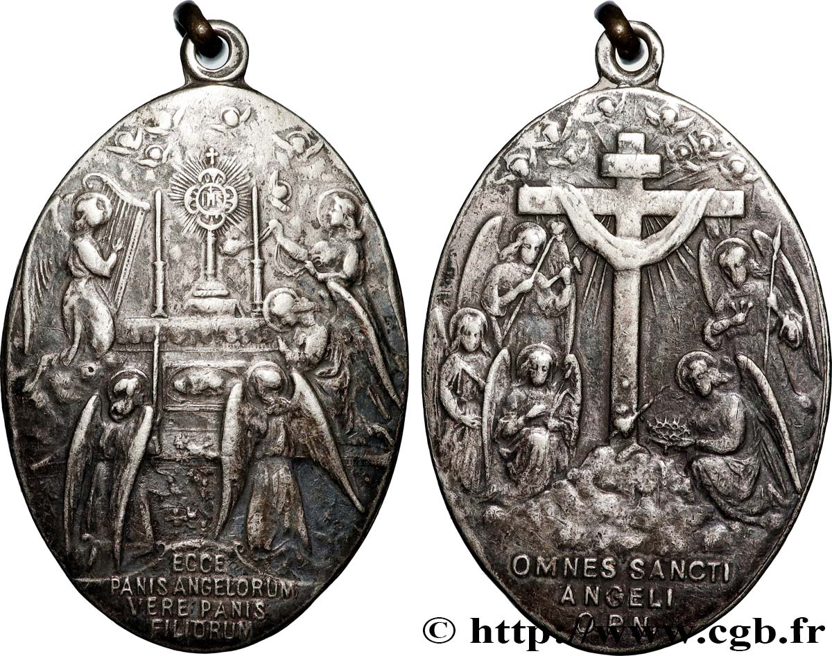 MÉDAILLES RELIGIEUSES Médaille, Tous les saints anges VF