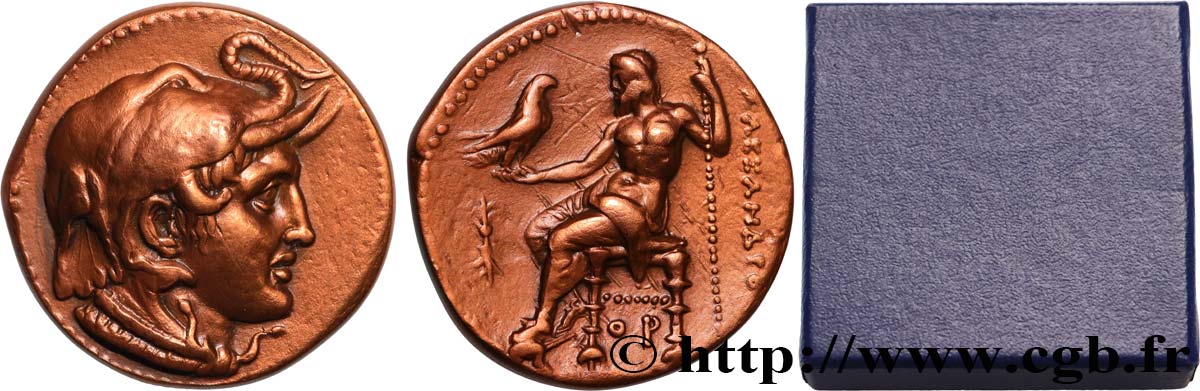 EGITTO - REGNO D EGITTO - TOLOMEO I SOTER Médaille, Reproduction d’une tétradrachme d’Alexandre pour Ptolémée Ier, n°139 SPL