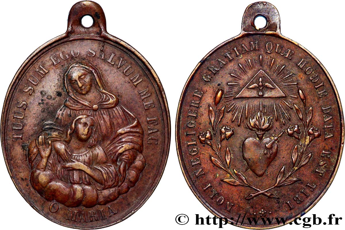 RELIGIOUS MEDALS Médaille, Vierge Marie XF