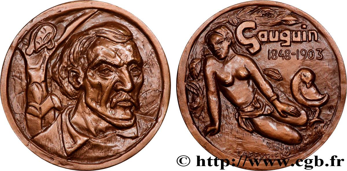 ARTISTS : ENGRAVORS, PAINTERS, SCULPTORS Médaille, Paul Gauguin AU