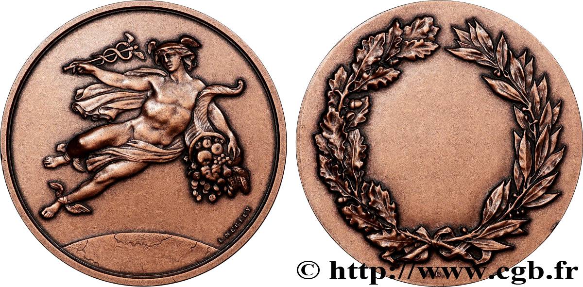 CINQUIÈME RÉPUBLIQUE Médaille, Mercure, refrappe SUP/TTB+