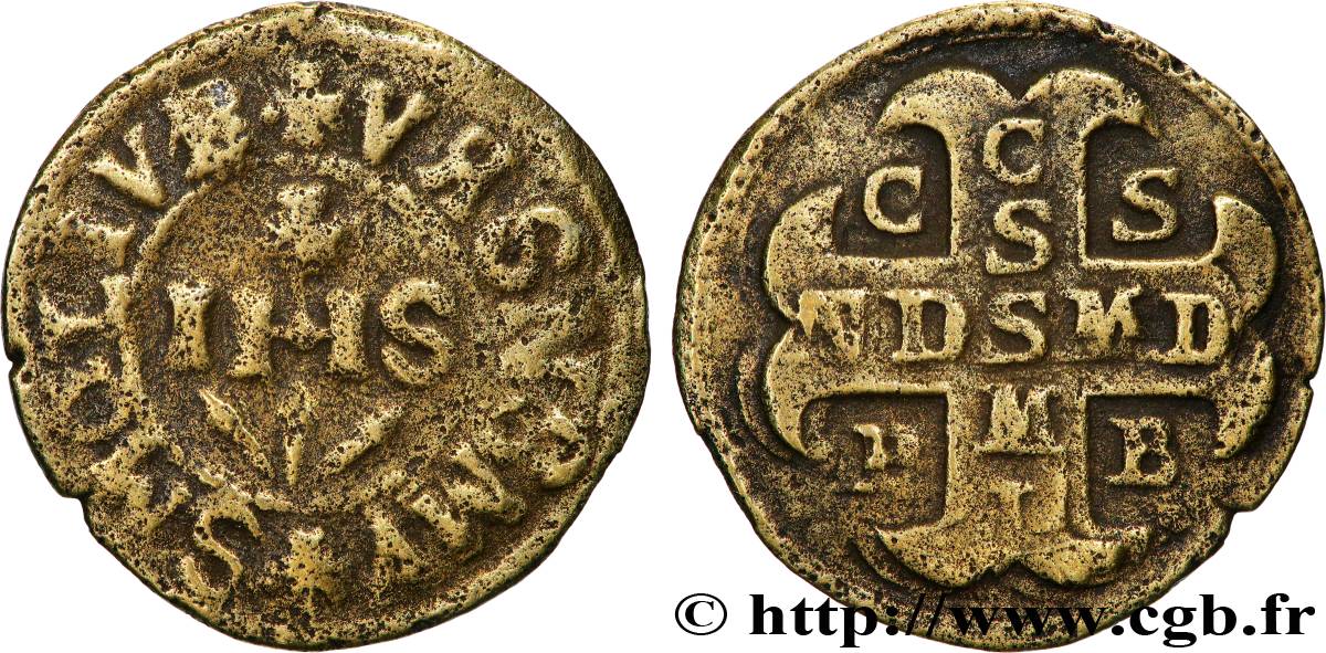 MÉDAILLES RELIGIEUSES Médaille, Saint-Benoît, Médaille des sorciers TTB