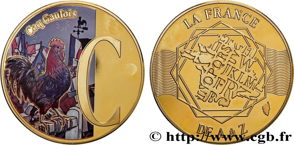 TOURISTIC MEDALS Médaille, Coq Gaulois VZ