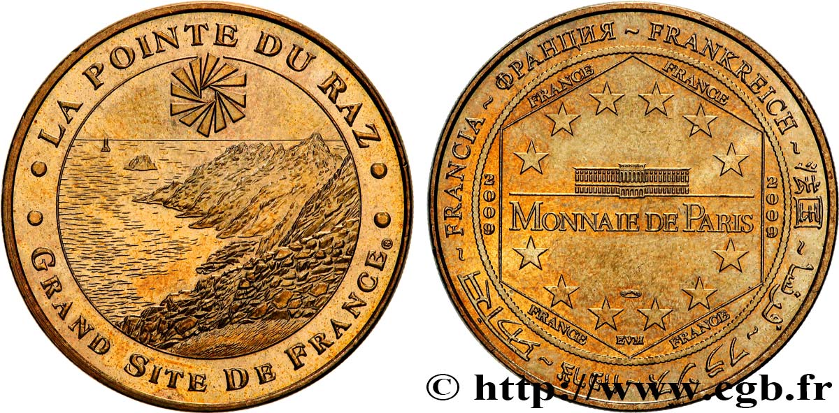 MÉDAILLES TOURISTIQUES Médaille touristique, La pointe du Raz SUP
