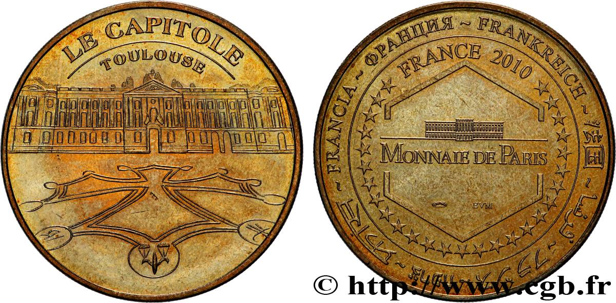 TOURISTIC MEDALS Médaille touristique, Le Capitole Toulouse VZ