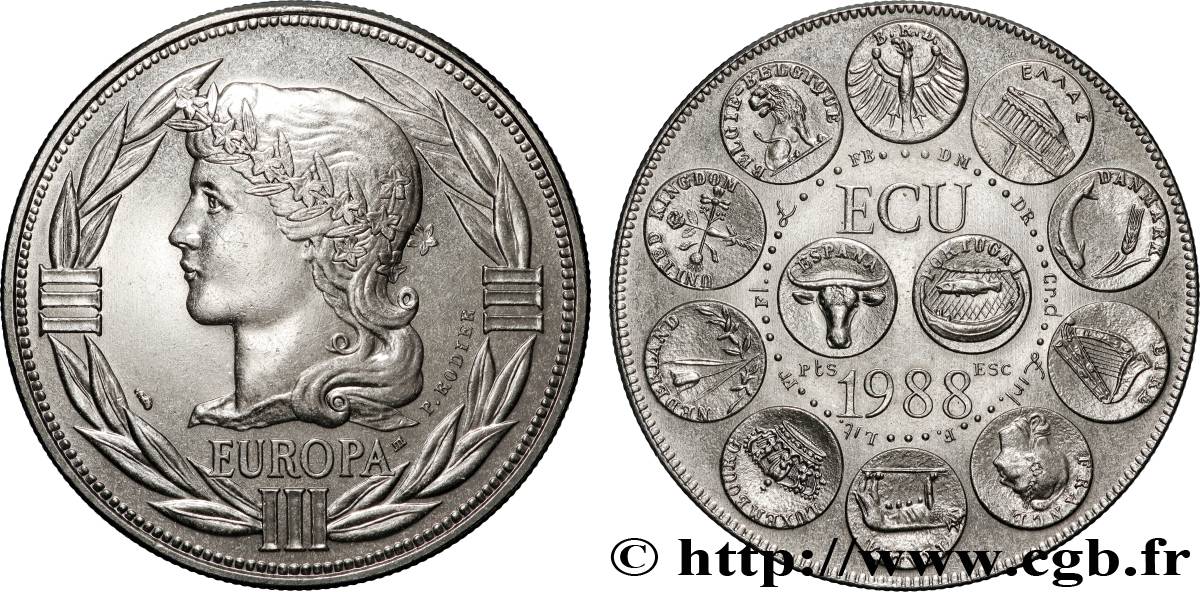 CINQUIÈME RÉPUBLIQUE ECU Europa SUP