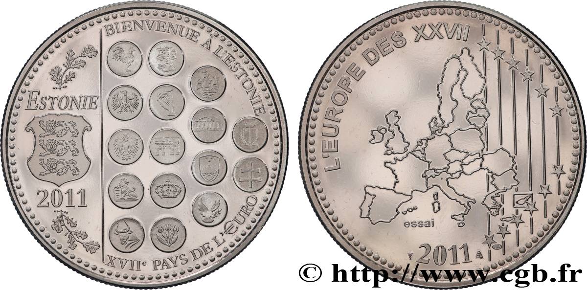 V REPUBLIC Médaille, Essai, Bienvenue à l’Estonie MS