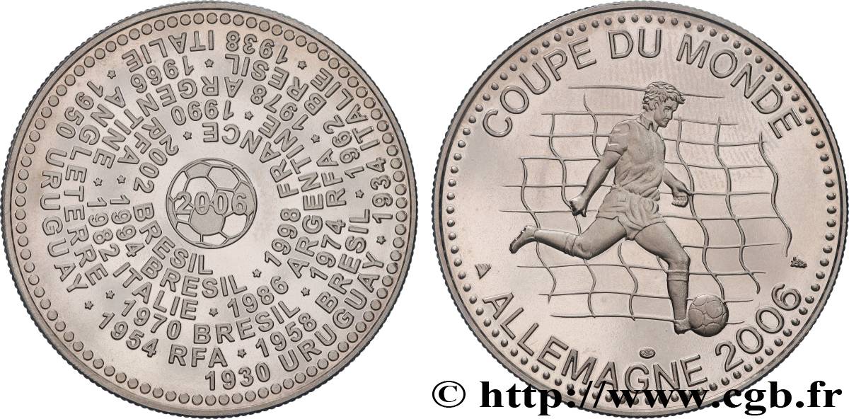GERMANIA Médaille, Coupe du Monde de football, Allemagne MS