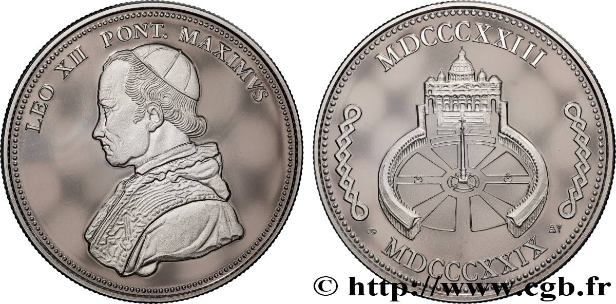 ITALIE - ÉTATS DE L ÉGLISE - LÉON XIII (Vincenzo Gioacchino Pecci) Médaille, Léon XII SC
