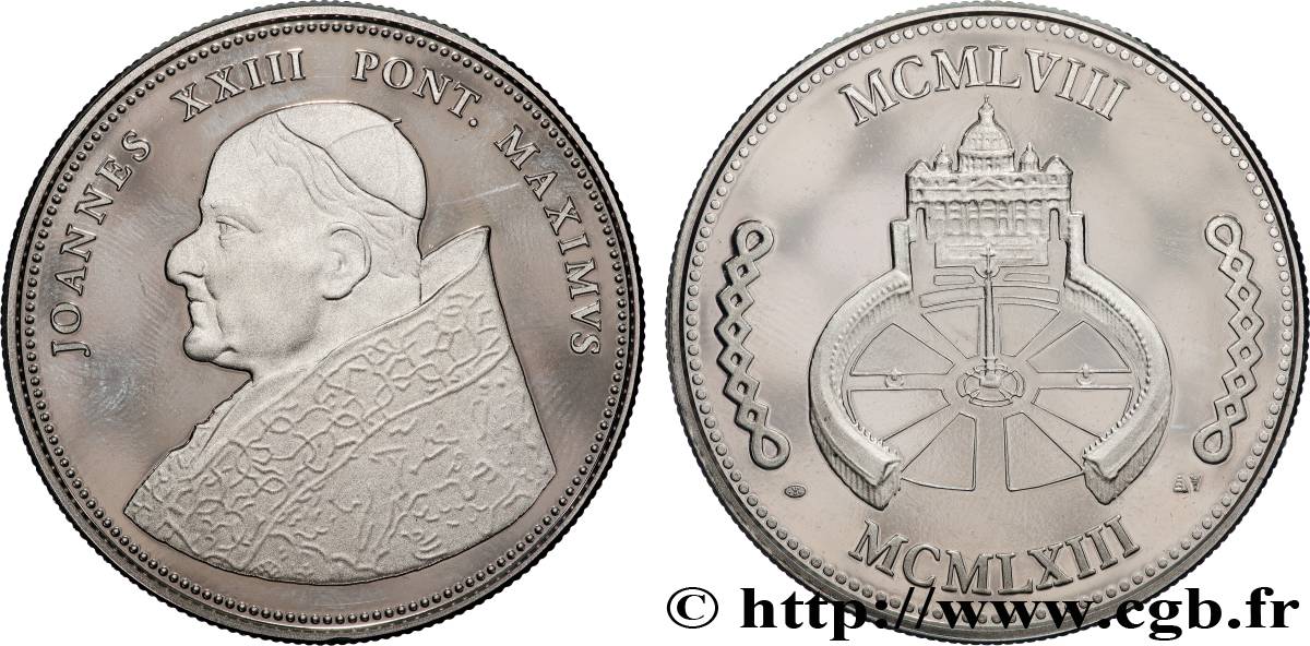 ITALIE - ÉTATS DU PAPE - JEAN XXIII (Angelo Guiseppe Roncalli) Médaille, Jean XXIII SUP