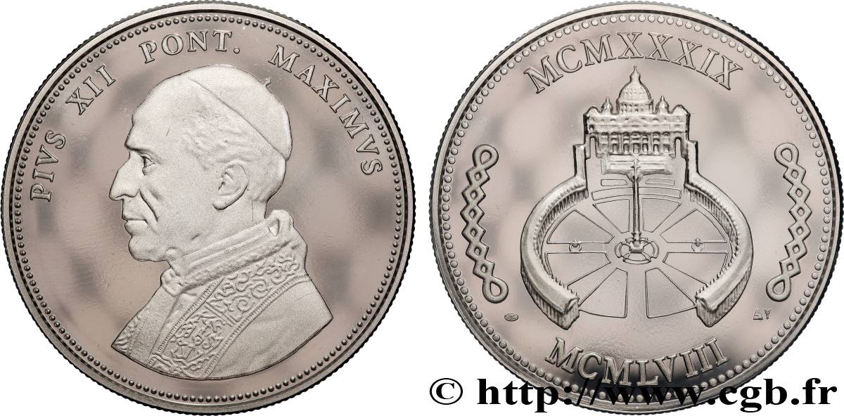 VATICAN - PIE XII (Eugenio Pacelli) Médaille, Pie XII MS
