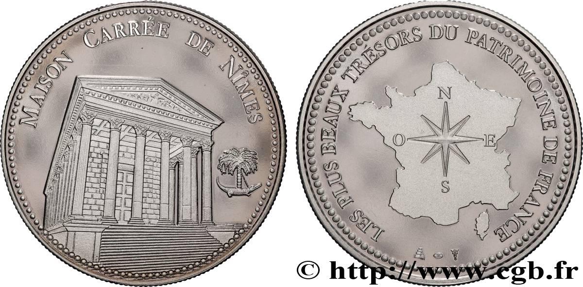 MONUMENTS ET HISTOIRE Médaille, Maison carrée de Nîmes SPL
