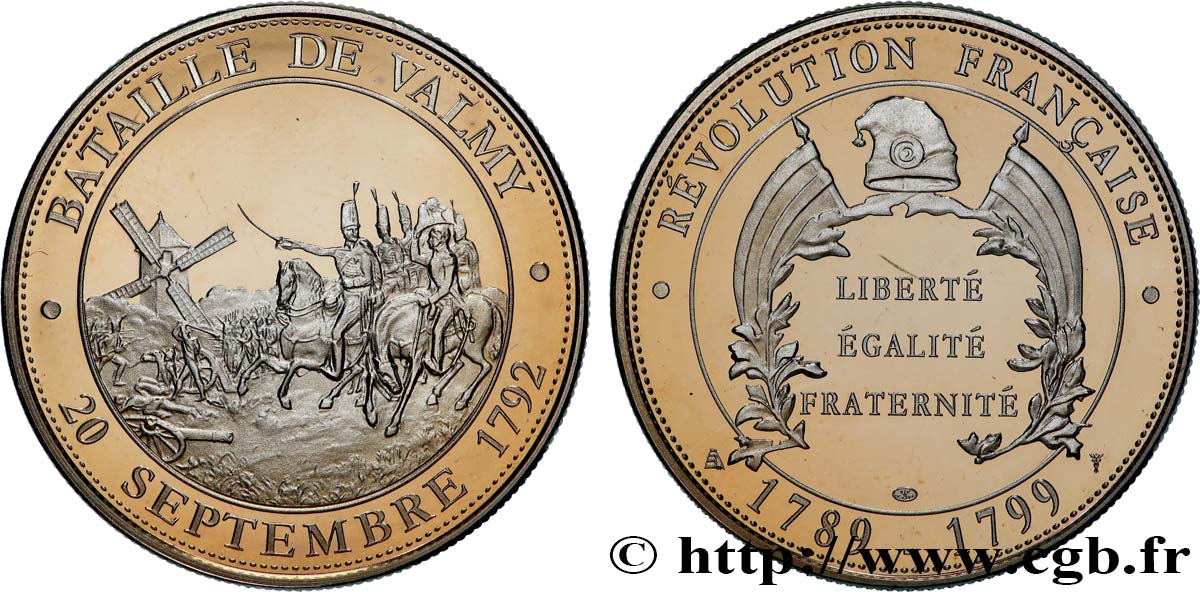 V REPUBLIC Médaille, Bataille de Valmy MS
